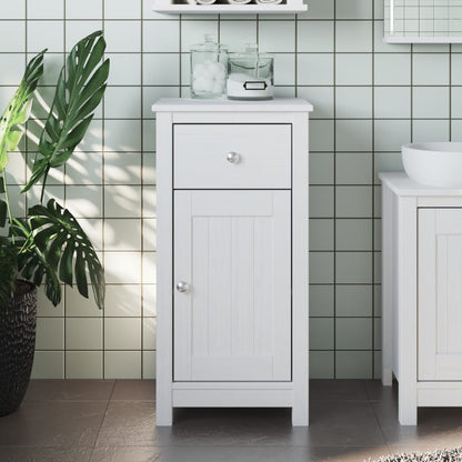 Bathroom cabinet BERG white 40x34x80 cm solid pine
