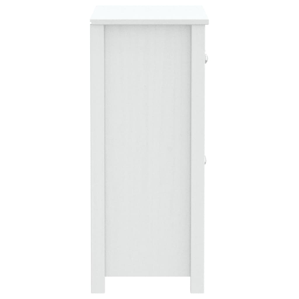 Bathroom cabinet BERG white 69,5x34x80 cm solid pine