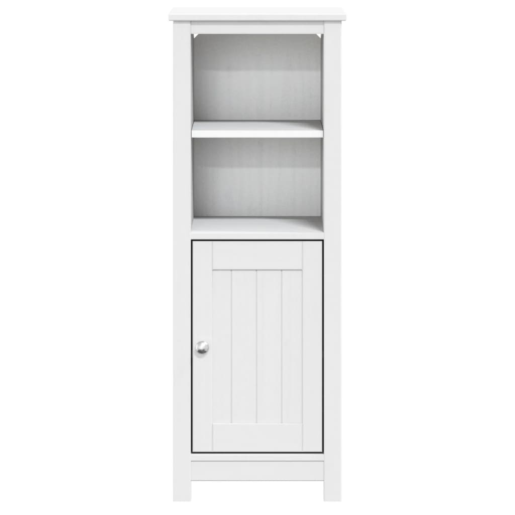 Bathroom cabinet BERG white 40x34x110 cm solid pine