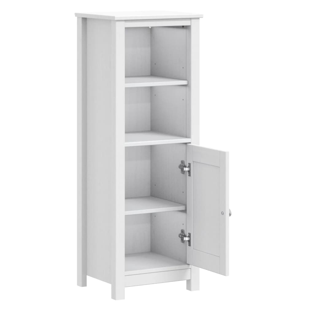 Bathroom cabinet BERG white 40x34x110 cm solid pine