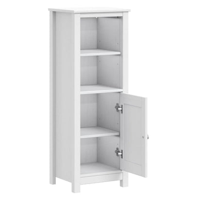 Bathroom cabinet BERG white 40x34x110 cm solid pine