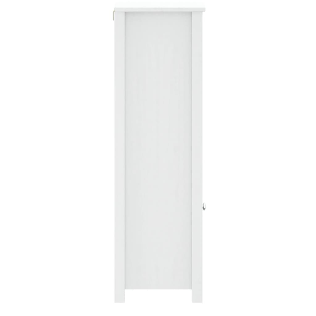 Bathroom cabinet BERG white 40x34x110 cm solid pine
