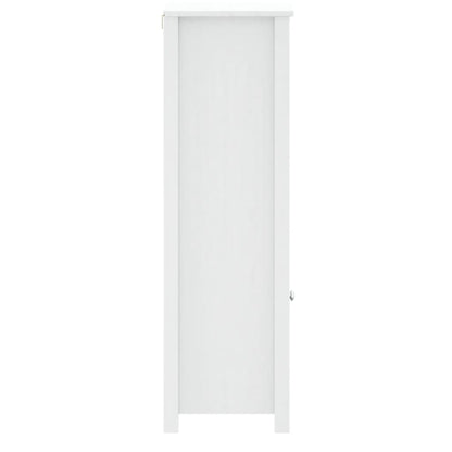 Bathroom cabinet BERG white 40x34x110 cm solid pine