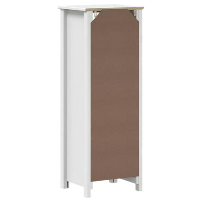 Bathroom cabinet BERG white 40x34x110 cm solid pine