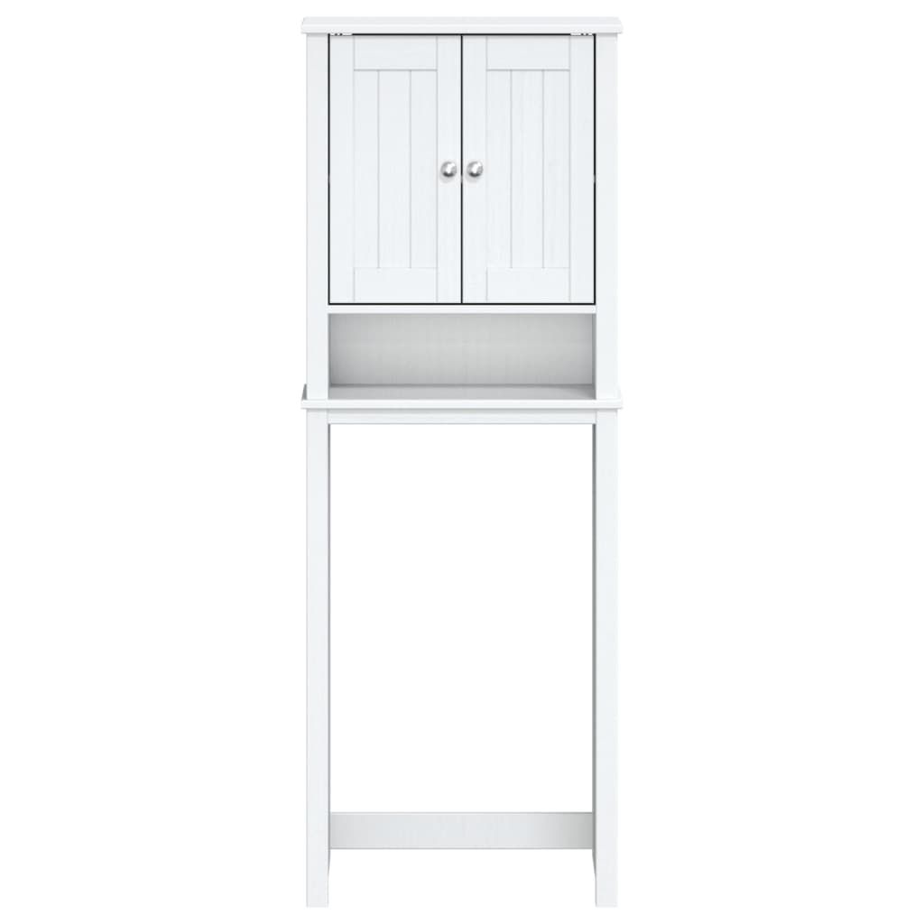 Toilet cabinet BERG white 60x27x164,5 cm solid wood