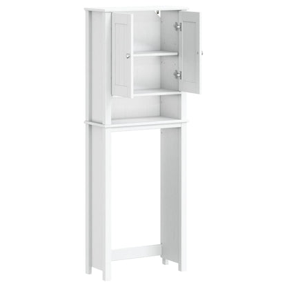 Toilet cabinet BERG white 60x27x164,5 cm solid wood