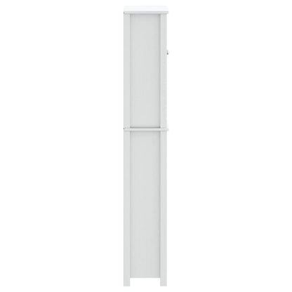 Toilet cabinet BERG white 60x27x164,5 cm solid wood