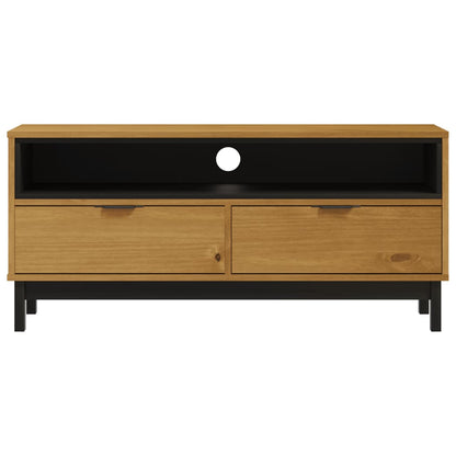 TV cabinet FLAM 110x40x50 cm solid pine