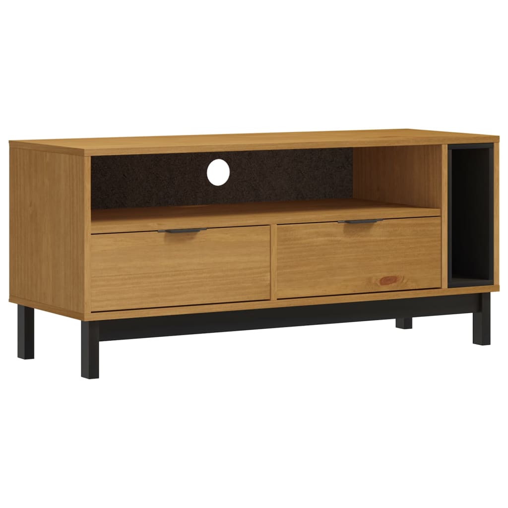 TV cabinet FLAM 110x40x50 cm solid pine