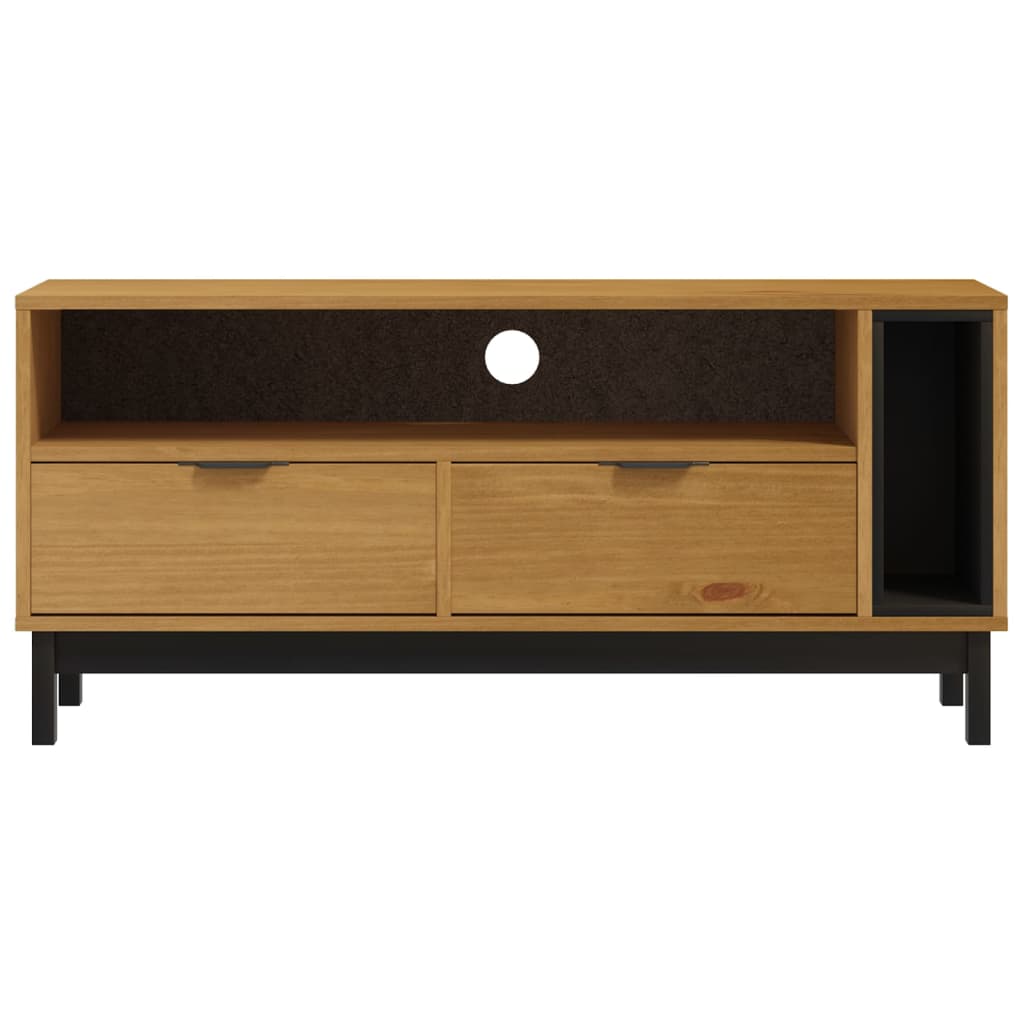 TV cabinet FLAM 110x40x50 cm solid pine