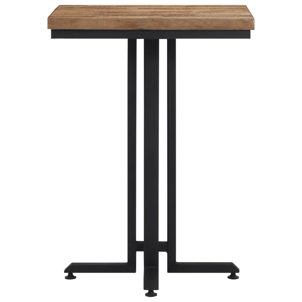 Dining table 55x55x76 cm Recycled solid teak wood