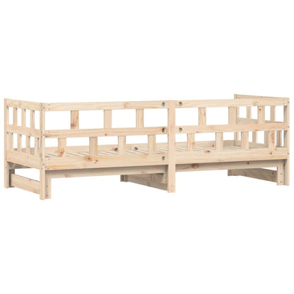 Daybed extendable 90x200 cm solid pine wood