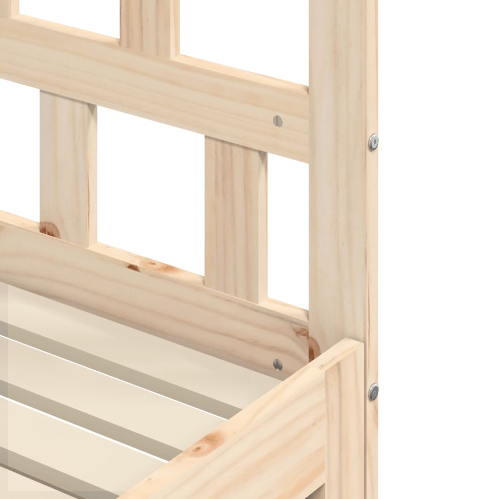 Daybed extendable 80x200 cm solid pine wood