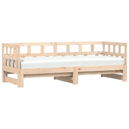 Daybed extendable 90x190 cm solid pine wood