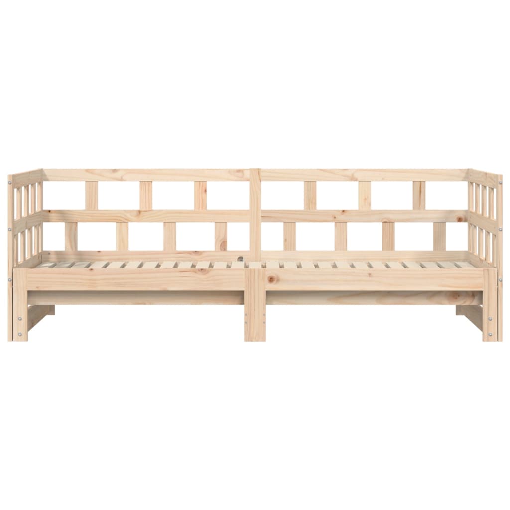 Daybed extendable 90x190 cm solid pine wood