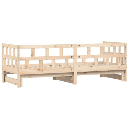 Daybed extendable 90x190 cm solid pine wood