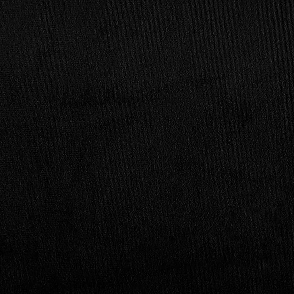 2-Sitzer-Sofa Schwarz 140 cm Mikrofasergewebe