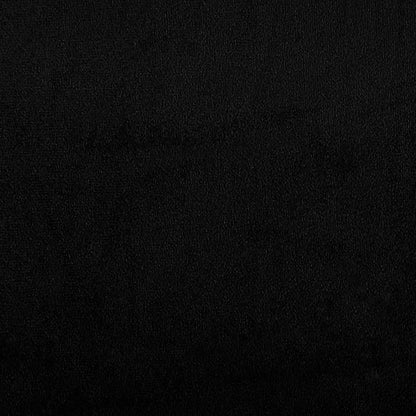 2-Sitzer-Sofa Schwarz 140 cm Mikrofasergewebe