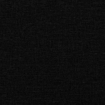 2-Sitzer-Sofa Schwarz 140 cm Stoff