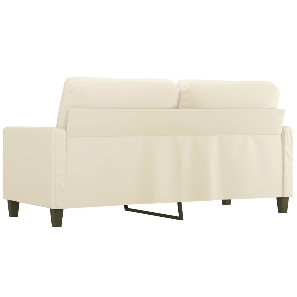 Sofa 2-sjed krem ​​140 cm umjetna koža