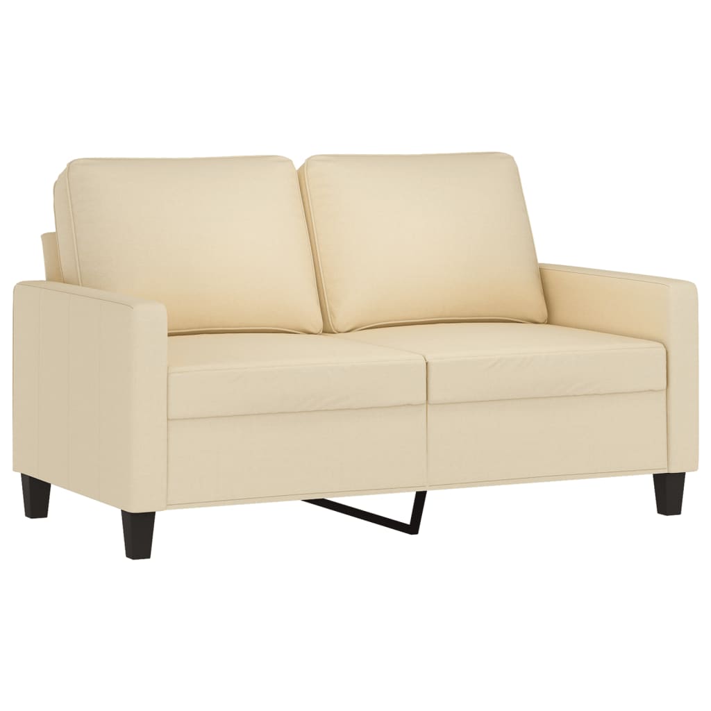 Sofa 2 sjedala krem ​​120 cm štof