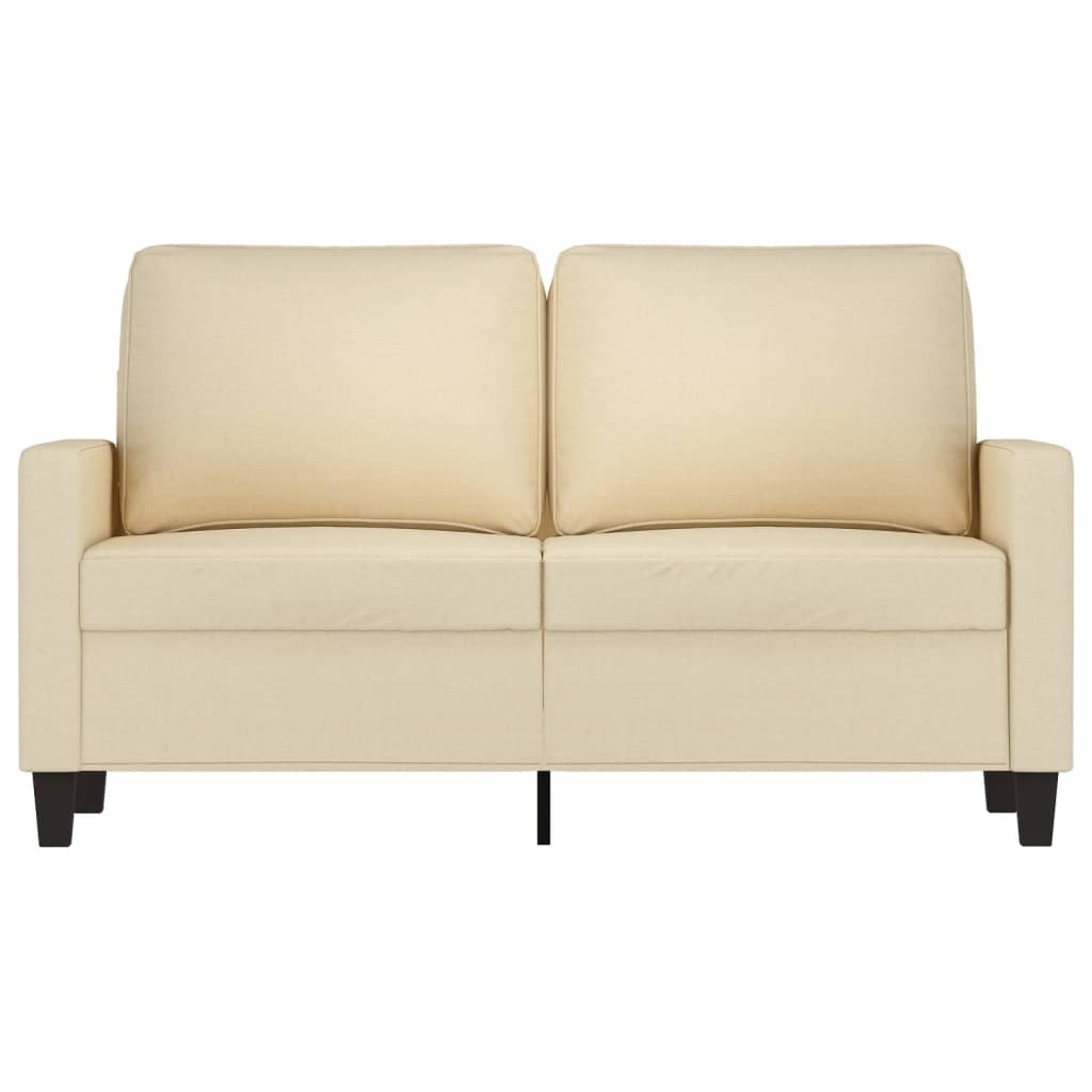 Sofa 2 sjedala krem ​​120 cm štof