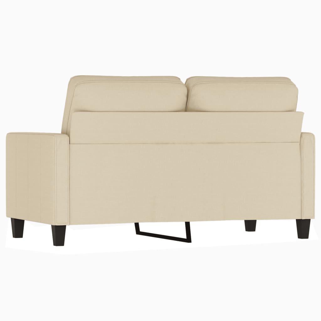 Sofa 2 sjedala krem ​​120 cm štof