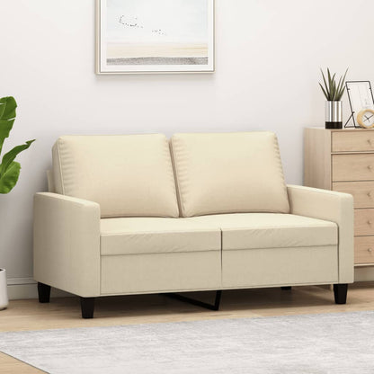 Sofa 2 sjedala krem ​​120 cm štof