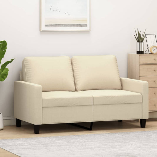 Sofa 2 sjedala krem ​​120 cm štof