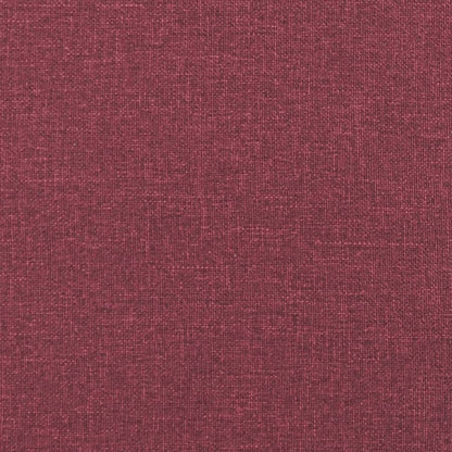 Dvosjed vinsko crvena 140 cm tkanina