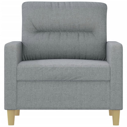 Sofa fotelja svijetlo siva 60 cm štof