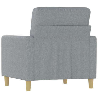 Sofa fotelja svijetlo siva 60 cm štof
