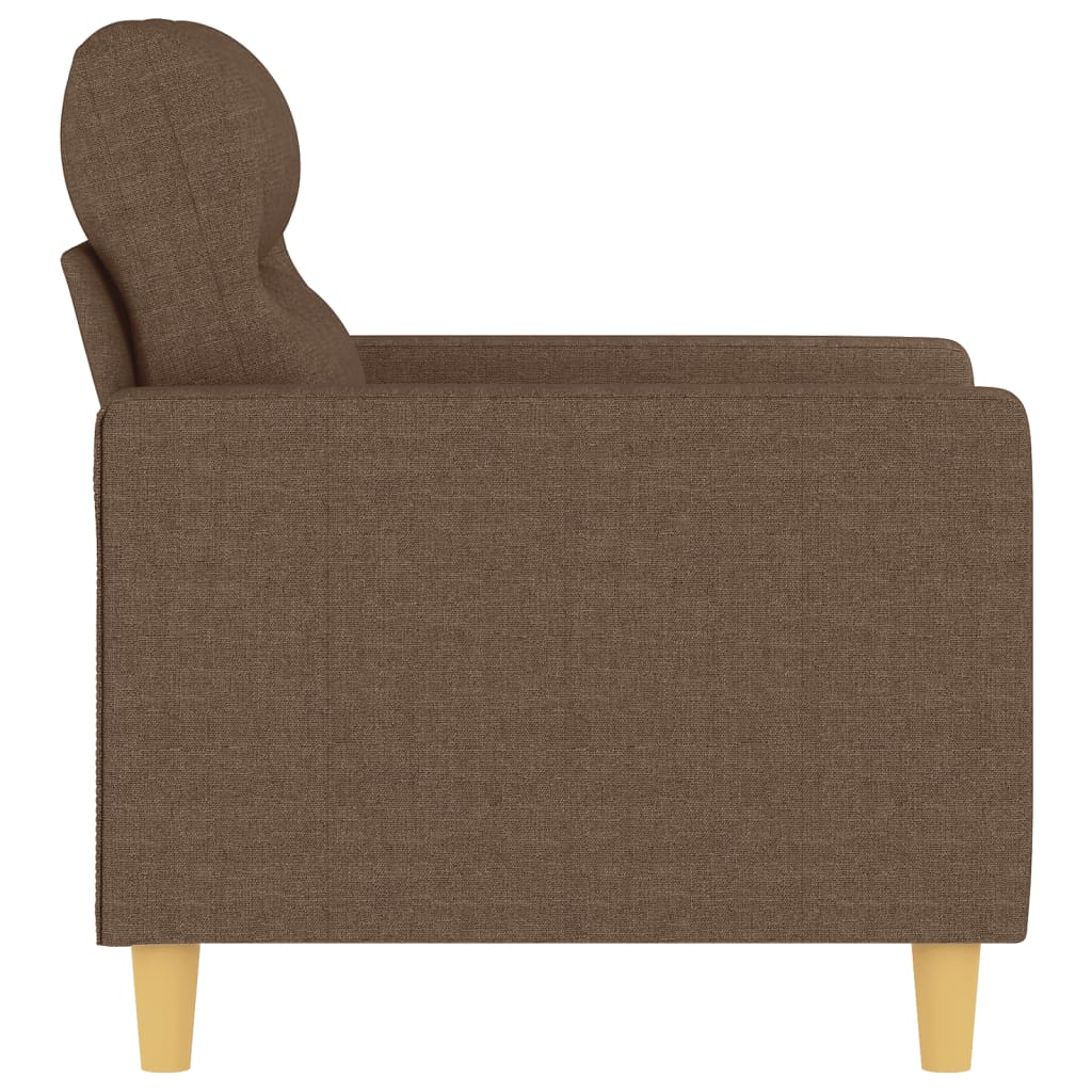 Sofa fotelja smeđa 60 cm štof