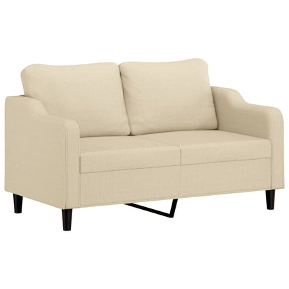 Sofa 2 sjedala krem ​​140 cm štof