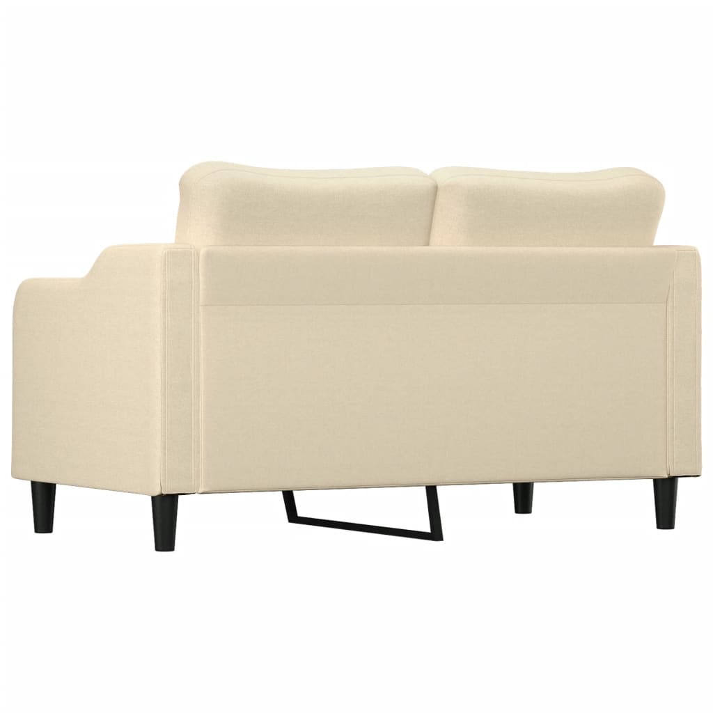 Sofa 2 sjedala krem ​​140 cm štof