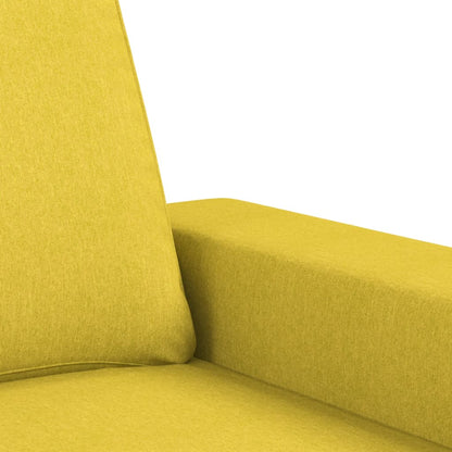 Armchair light yellow 60 cm fabric