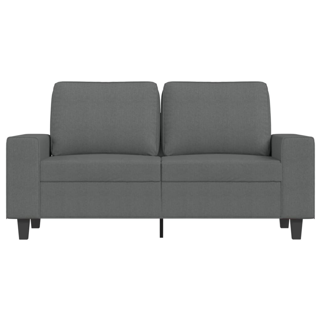 2-Sitzer-Sofa Dunkelgrau 120 cm Stoff