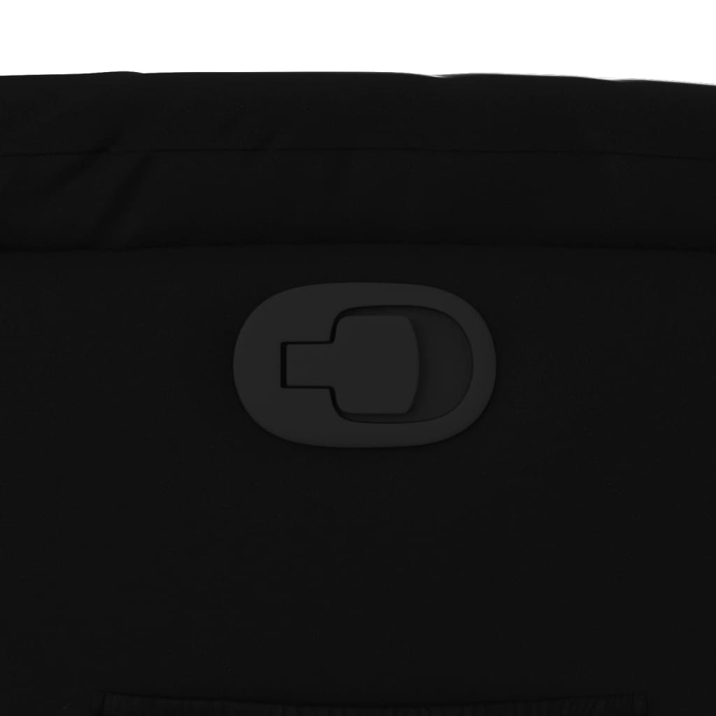 Stolica za opuštanje crna umjetna koža