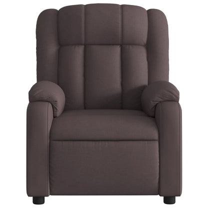 Relaxing chair dark brown fabric