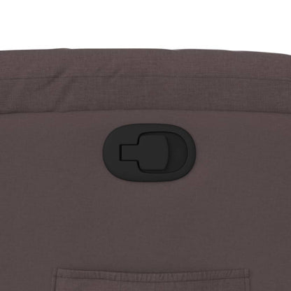 Relaxing chair dark brown fabric