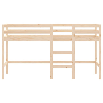 Children's loft bed with ladder 80x200 cm solid pine wood
