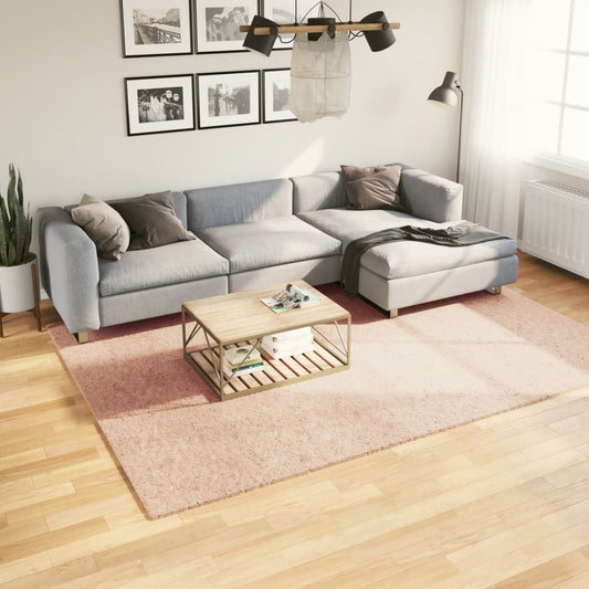 Tepih HUARTE s kratkim dlačicama mekana i periva blijedo ružičasta 200x280 cm