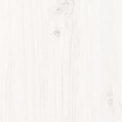 Krevet bijeli 90x200 cm puno borovo drvo